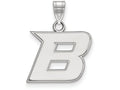 LogoArt Sterling Silver Boise State University Small Pendant Necklace