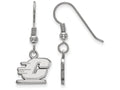LogoArt Sterling Silver Central Michigan University Xs Dangle Earrings Wire