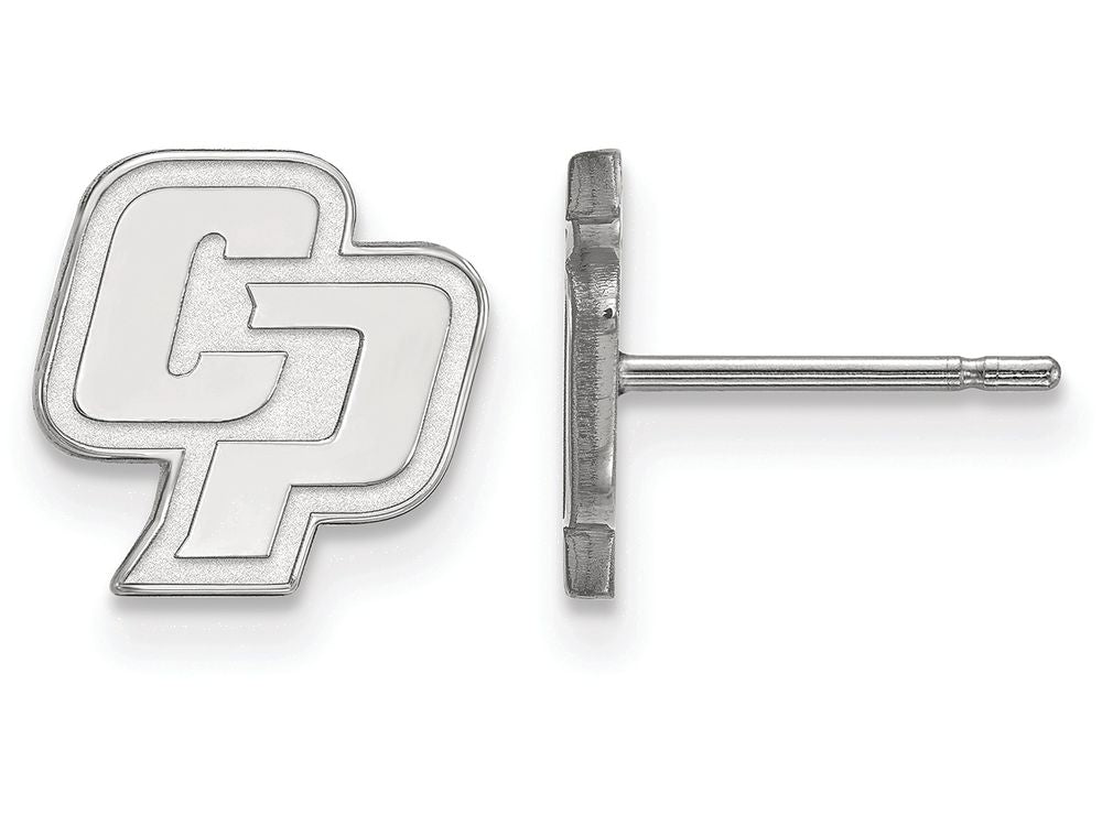 Logoart 925 Sterling Silver California Polytechnic State University Extra Small Post Earrings