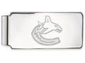 Logoart Nhl 925 Sterling Silver Vancouver Canucks Money Clip