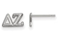 LogoArt Sterling Silver Delta Zeta Extra Small Post Earrings