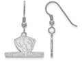 LogoArt Sterling Silver Eastern Illinois University Small Dangle Earrings Wire