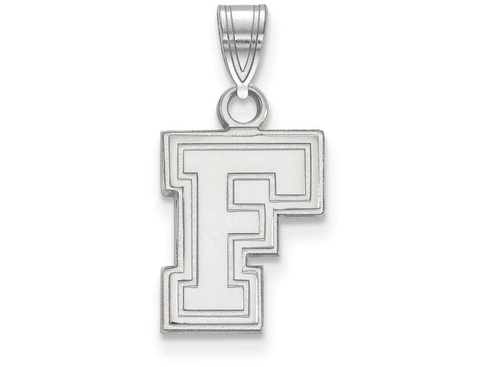 LogoArt Sterling Silver Fordham University Small Pendant Necklace