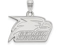 LogoArt Sterling Silver Georgia Southern University Small Pendant Necklace