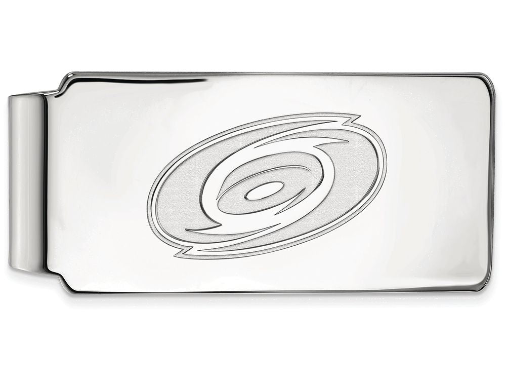 Logoart Nhl 925 Sterling Silver Carolina Hurricanes Money Clip