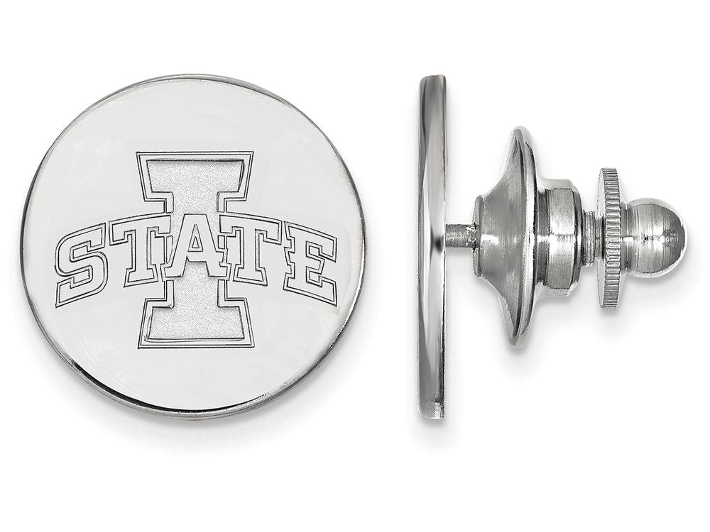 LogoArt Sterling Silver Iowa State University Lapel Pin