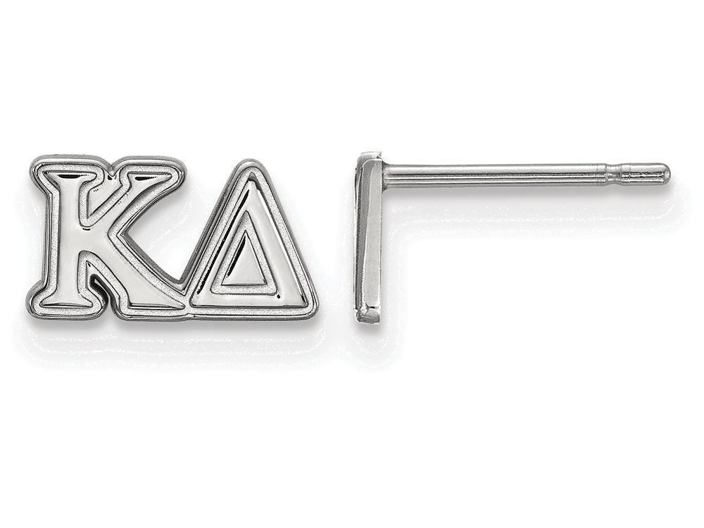 LogoArt Sterling Silver Kappa Delta Extra Small Post Earrings