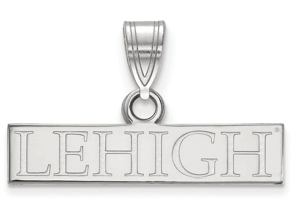 LogoArt Sterling Silver Lehigh University Small Pendant Necklace