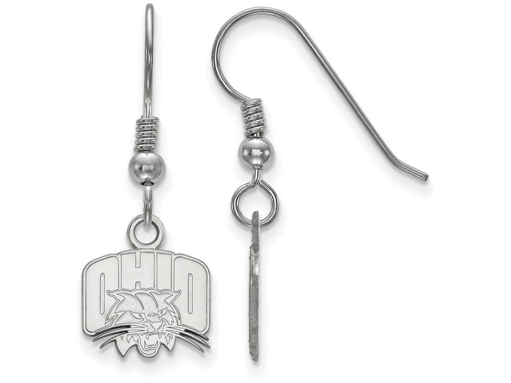 LogoArt Sterling Silver Ohio University Xs Dangle Earrings Wire