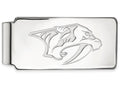 Logoart Nhl 925 Sterling Silver Nashville Predators Money Clip