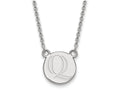 Logoart 925 Sterling Silver Quinnipiac University Small Pendant Necklace