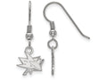 LogoArt Sterling Silver San Jose Sharks Xs Dangle Earrings Wire