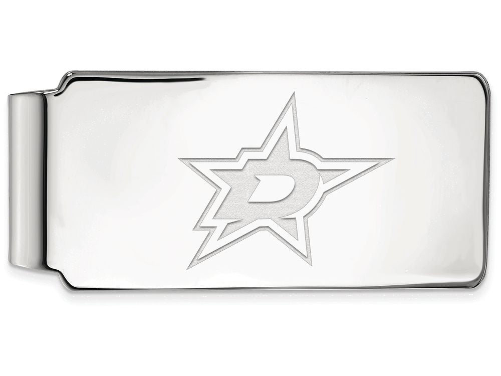 Logoart Nhl 925 Sterling Silver Dallas Stars Money Clip