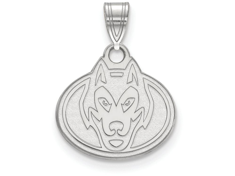 LogoArt Sterling Silver St. Cloud State Small Pendant Necklace
