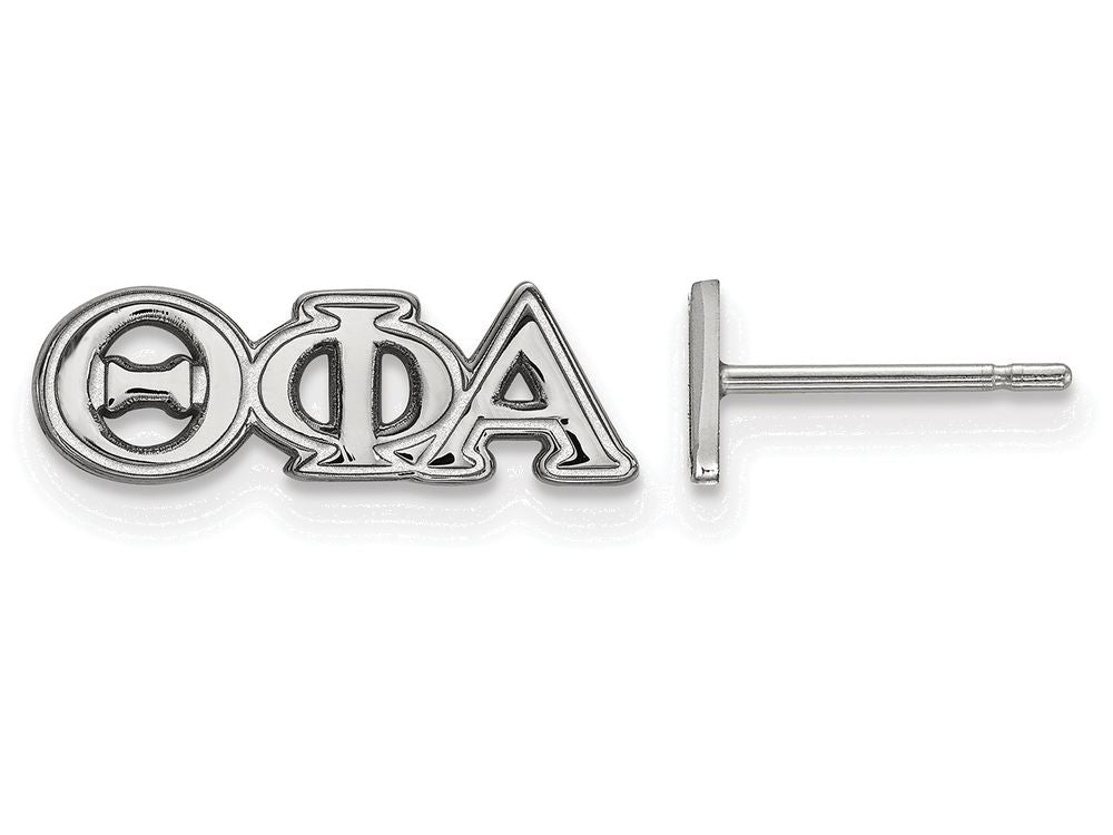 LogoArt Sterling Silver Theta Phi Alpha Extra Small Post Earrings
