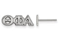 LogoArt Sterling Silver Theta Phi Alpha Extra Small Post Earrings