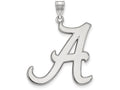 LogoArt Sterling Silver University Of Alabama XL Pendant Necklace