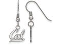 LogoArt Sterling Silver University Of California Berkeley Xs Dangle Earrings Wire