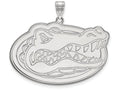 LogoArt Sterling Silver University Of Florida XL Pendant Necklace