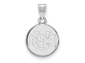 LogoArt Sterling Silver University Of New Mexico Small Pendant Necklace