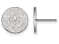 LogoArt Sterling Silver University Of Louisiana At Lafayette Small Post Earrings