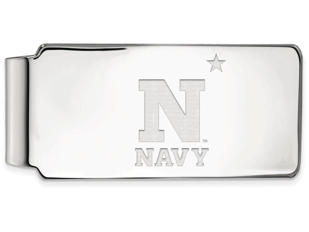 Logoart 925 Sterling Silver Navy Money Clip