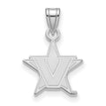 LogoArt Sterling Silver Vanderbilt University Small Pendant Necklace