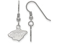 LogoArt Sterling Silver Minnesota Wild Xs Dangle Earrings Wire