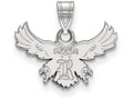 LogoArt Sterling Silver Rice University Small Pendant Necklace