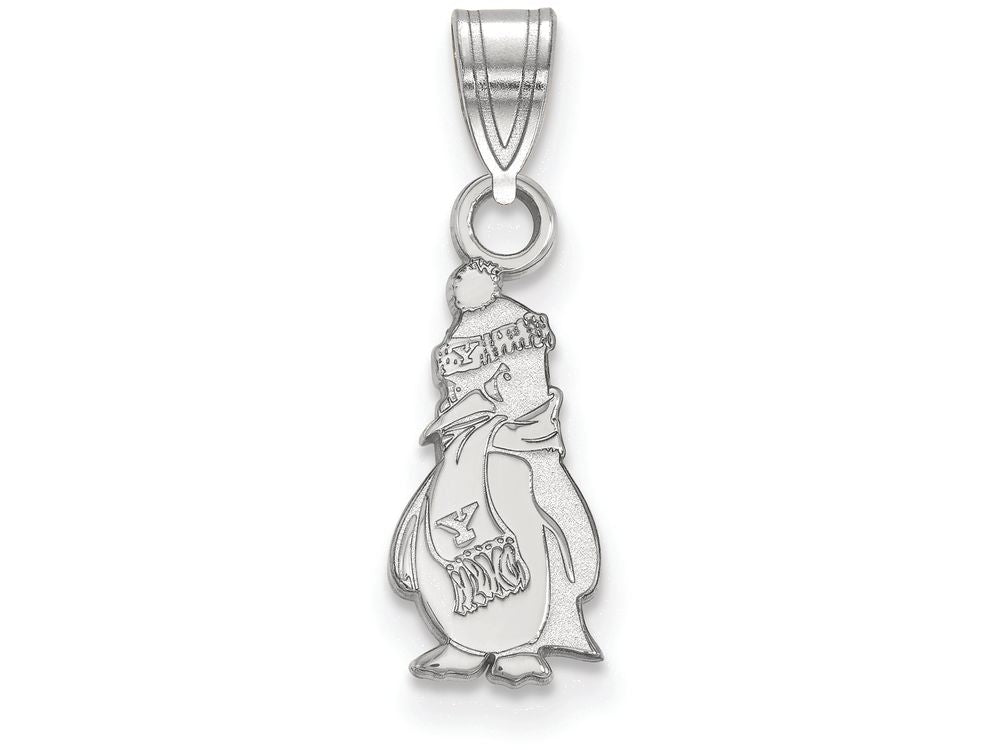 LogoArt Sterling Silver Youngstown State University Small Pendant Necklace