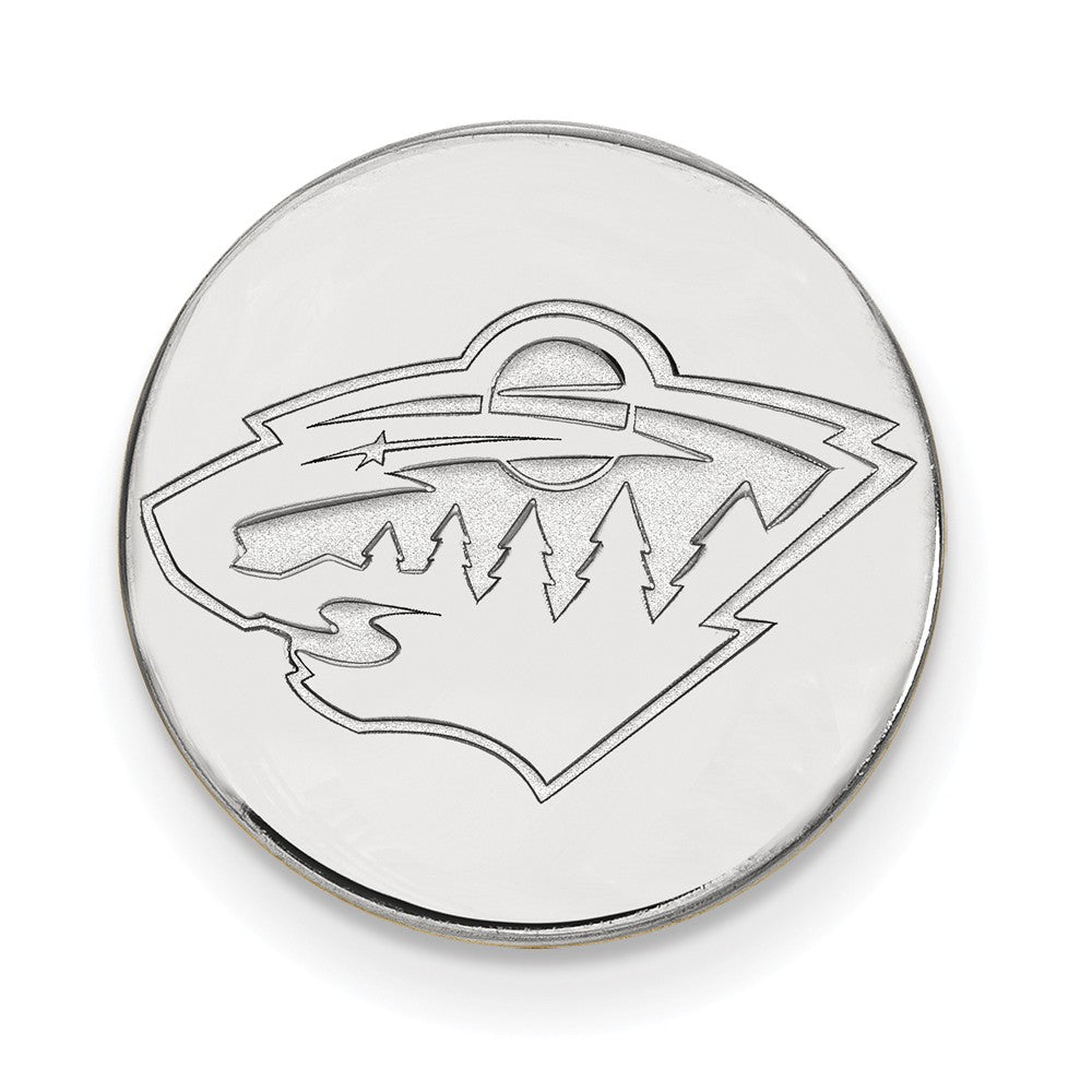 LogoArt Sterling Silver Columbus Blue Jackets Lapel Pin