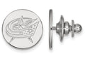LogoArt Sterling Silver Columbus Blue Jackets Lapel Pin