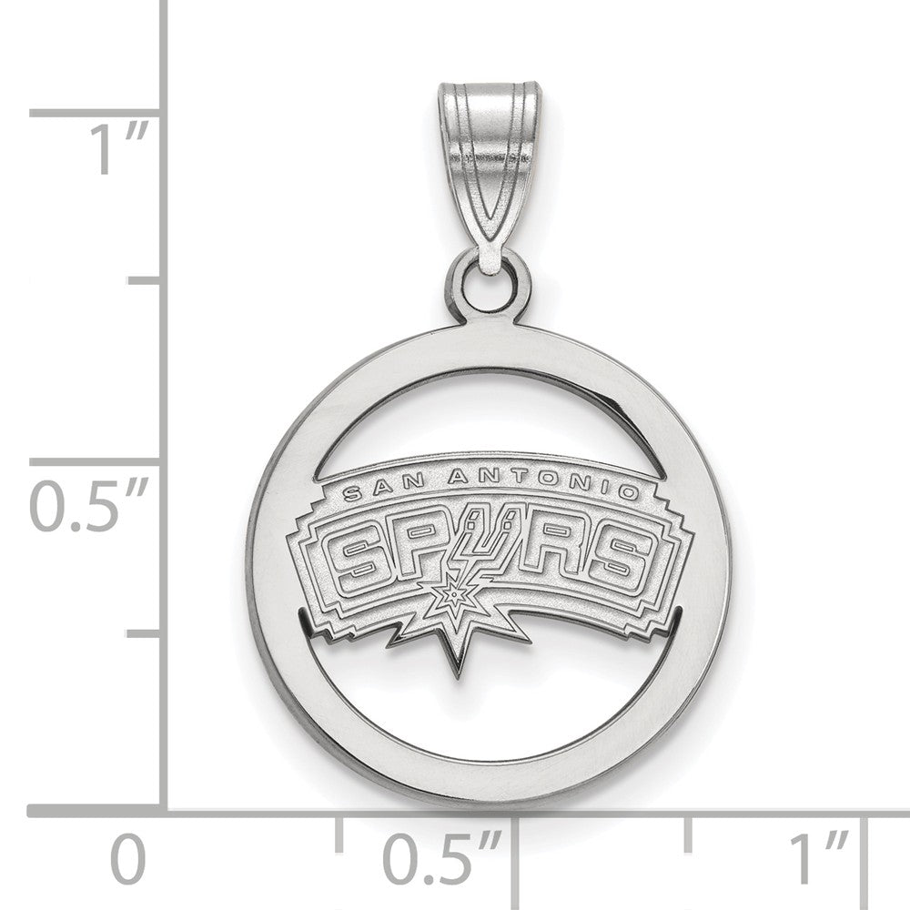 LogoArt Sterling Silver Boise State University Large Pendant Necklace