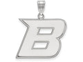 LogoArt Sterling Silver Boise State University Large Pendant Necklace