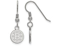 LogoArt Sterling Silver Boston Bruins Xs Dangle Earrings Wire