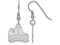 LogoArt Sterling Silver Baylor University Small Dangle Earrings Wire