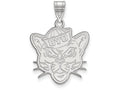 LogoArt Sterling Silver Brigham Young University Large Pendant Necklace