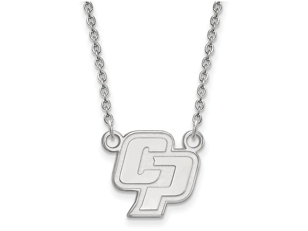 Logoart 925 Sterling Silver California Polytechnic State University Small Pendant Necklace