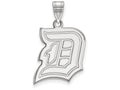 LogoArt Sterling Silver Duquesne University Large Pendant Necklace