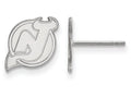 Logoart 925 Sterling Silver New Jersey Devils Extra Small Post Earrings
