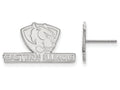 LogoArt Sterling Silver Eastern Illinois University Small Post Earrings