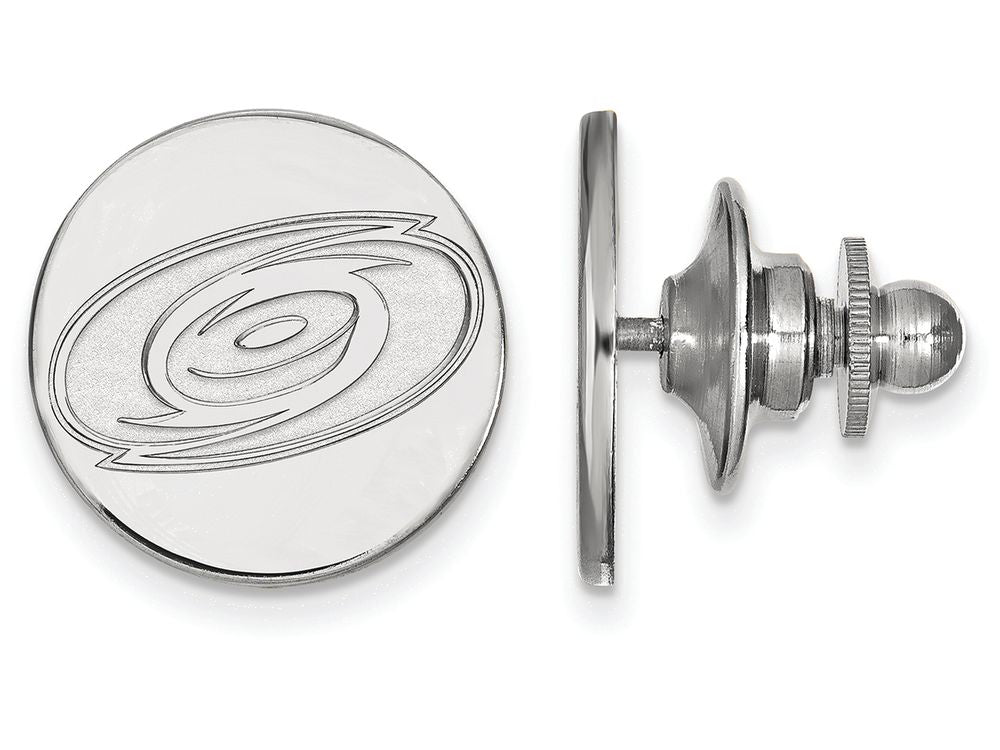 LogoArt Sterling Silver Carolina Hurricanes Lapel Pin