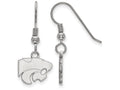 LogoArt Sterling Silver Kansas State University Xs Dangle Earrings Wire