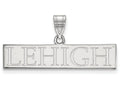 LogoArt Sterling Silver Lehigh University Large Pendant Necklace
