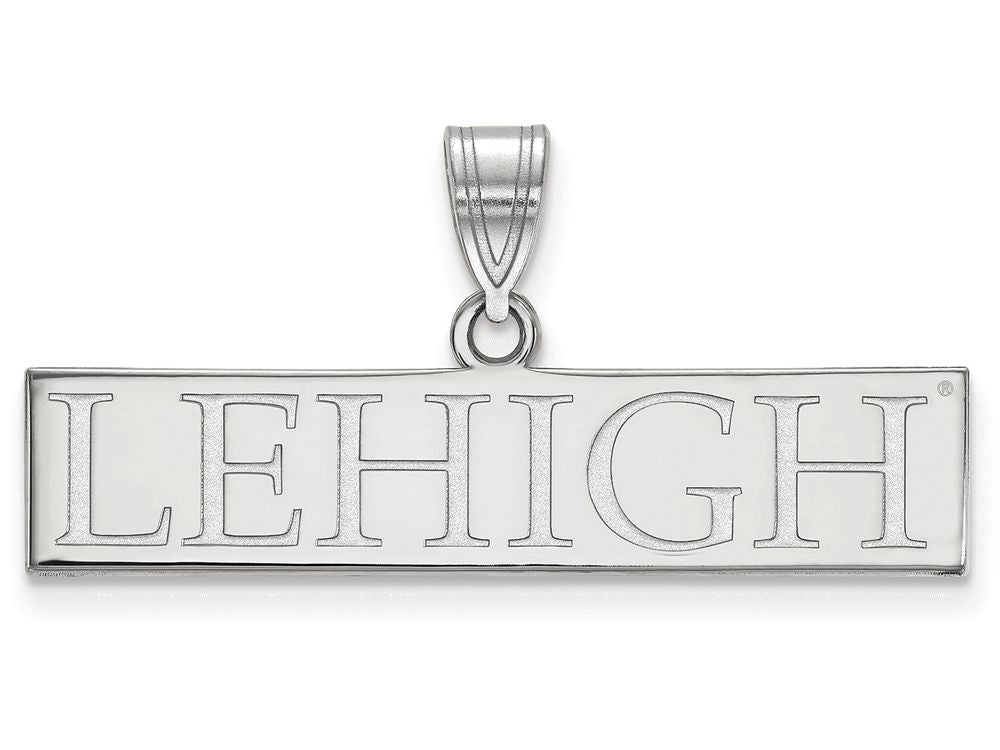 LogoArt Sterling Silver Lehigh University Large Pendant Necklace