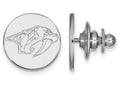 LogoArt Sterling Silver Nashville Predators Lapel Pin
