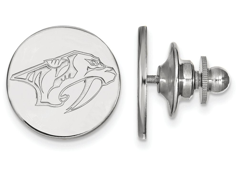 LogoArt Sterling Silver Nashville Predators Lapel Pin