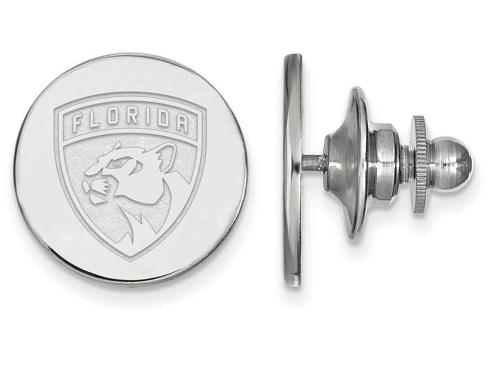 LogoArt Sterling Silver Florida Panthers Lapel Pin