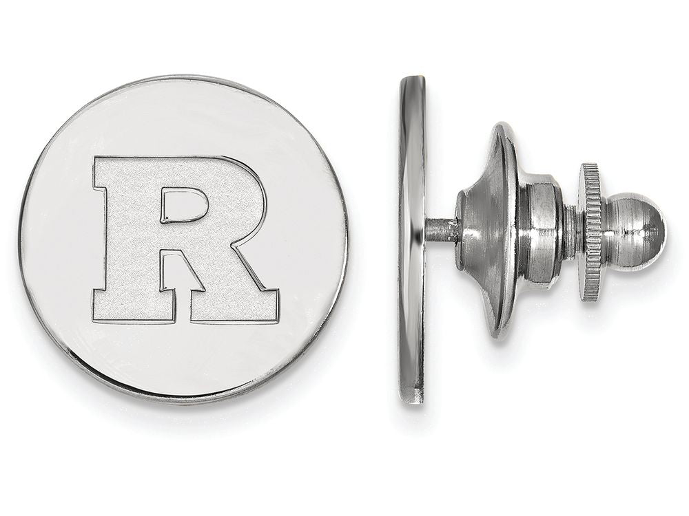 LogoArt Sterling Silver Rutgers Lapel Pin