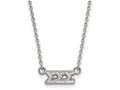 LogoArt Sterling Silver Sigma Sigma Sigma Extra Small Pendant Necklace With 18 Inch
